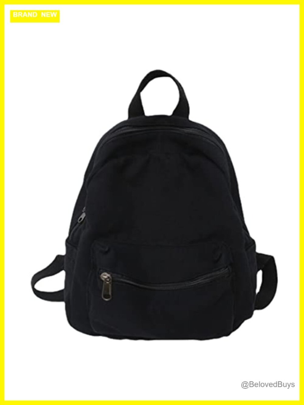 Canvas Mini Backpack Purse Lightweight School Travel Bookbag